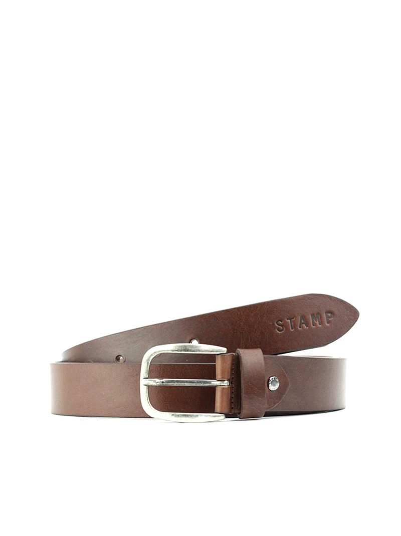 cinturón en piel vacuno de hombre CIST21810CUX hebilla metálica ancho 35 mm talla 110 cm