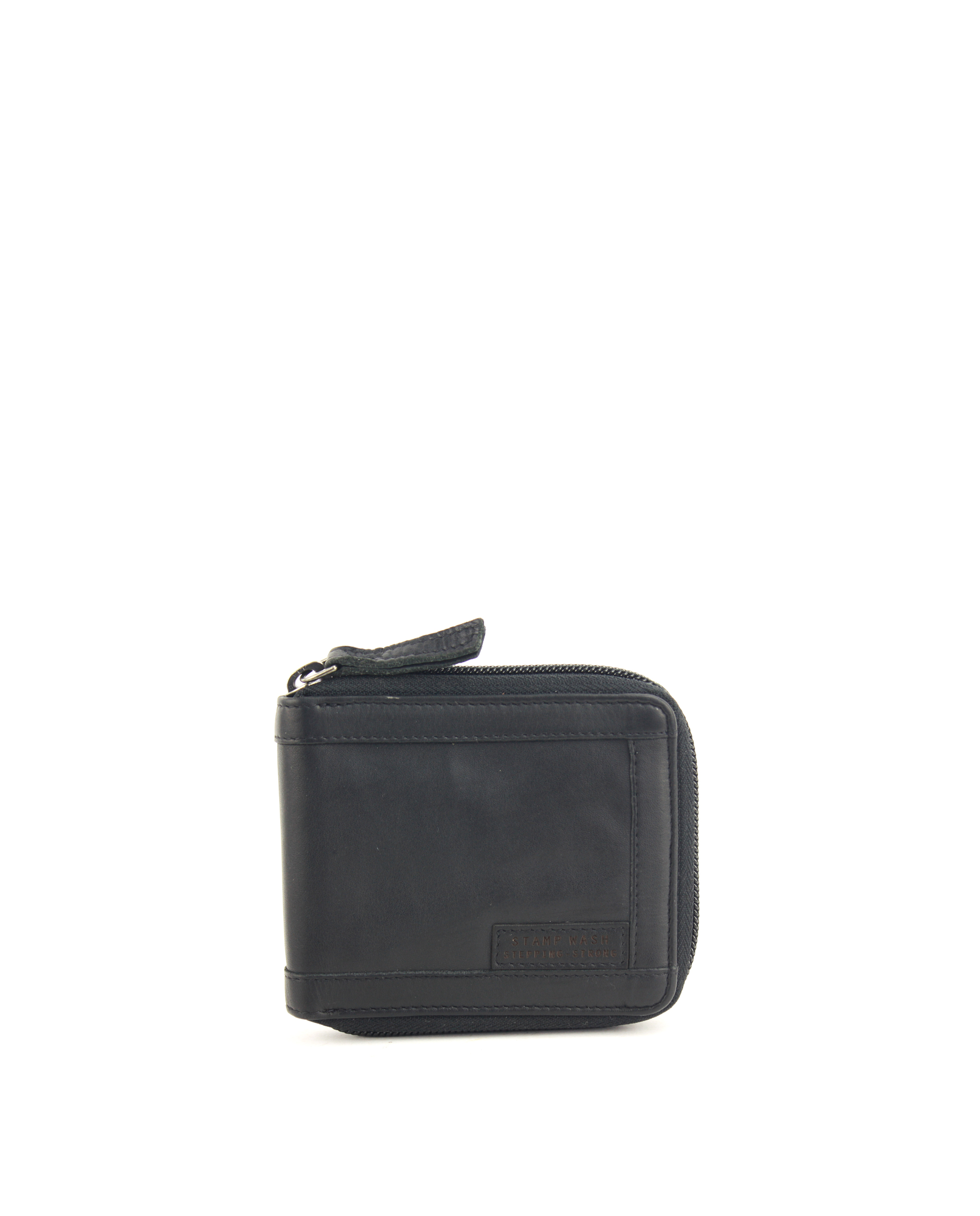 billetero horizontal en piel lavada rfid ST2229 color negro