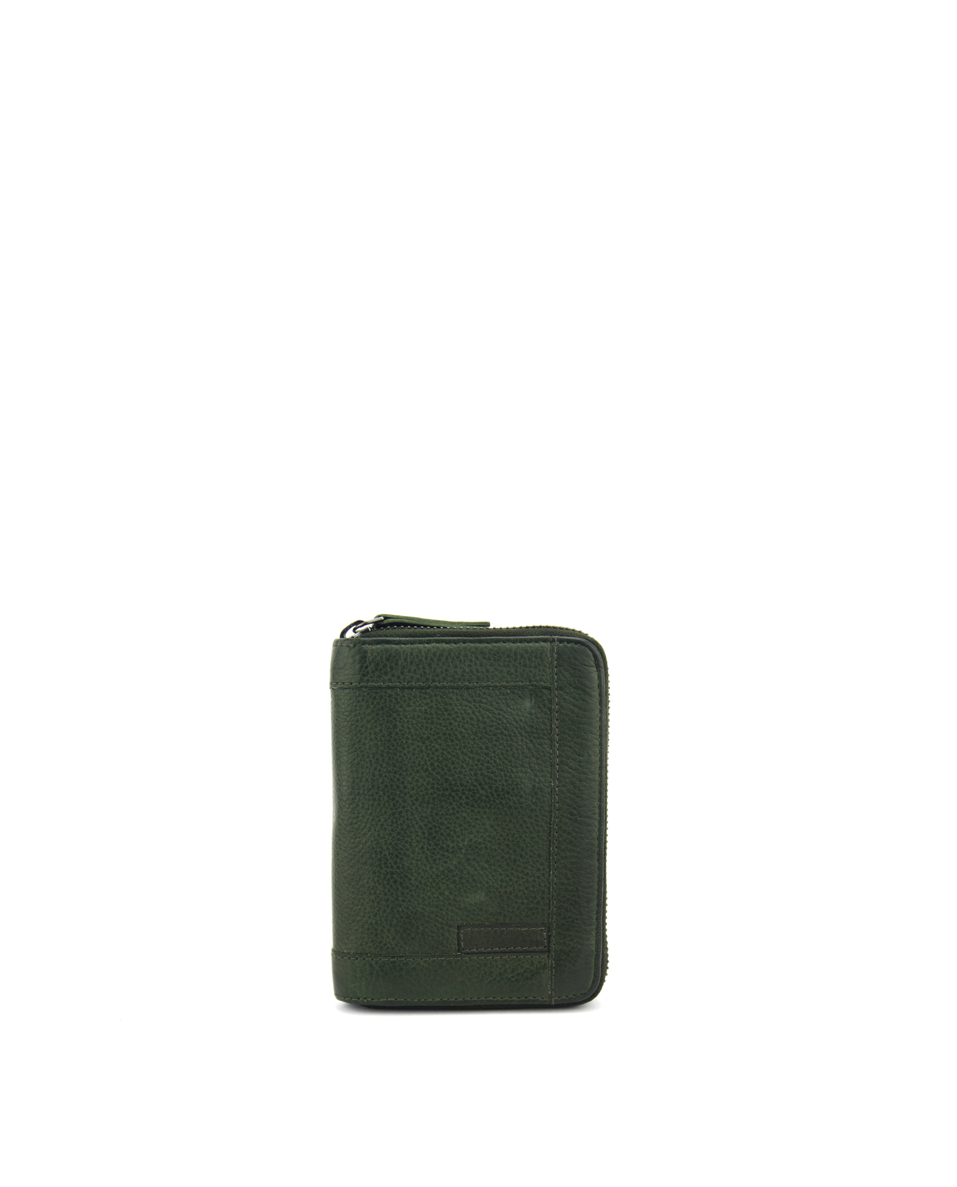 cartera de mujer en piel lavada rfid ST2223 color verde