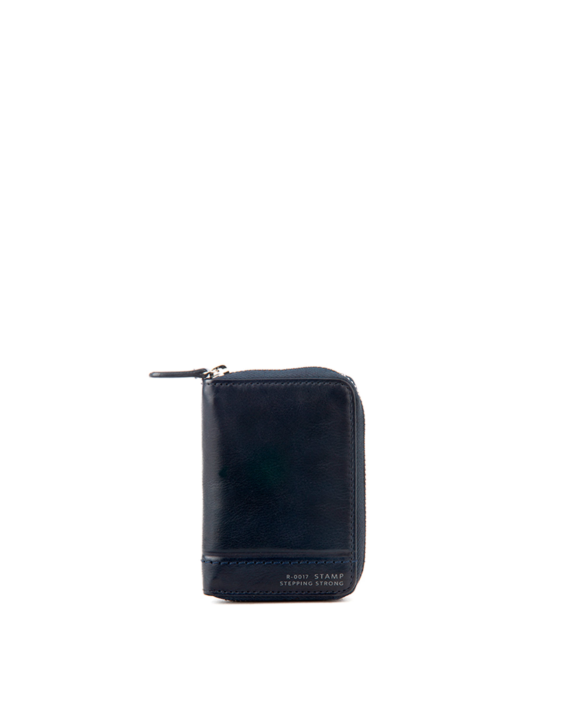 portamonedas en piel lavada Crux MHST04044AZ color azul