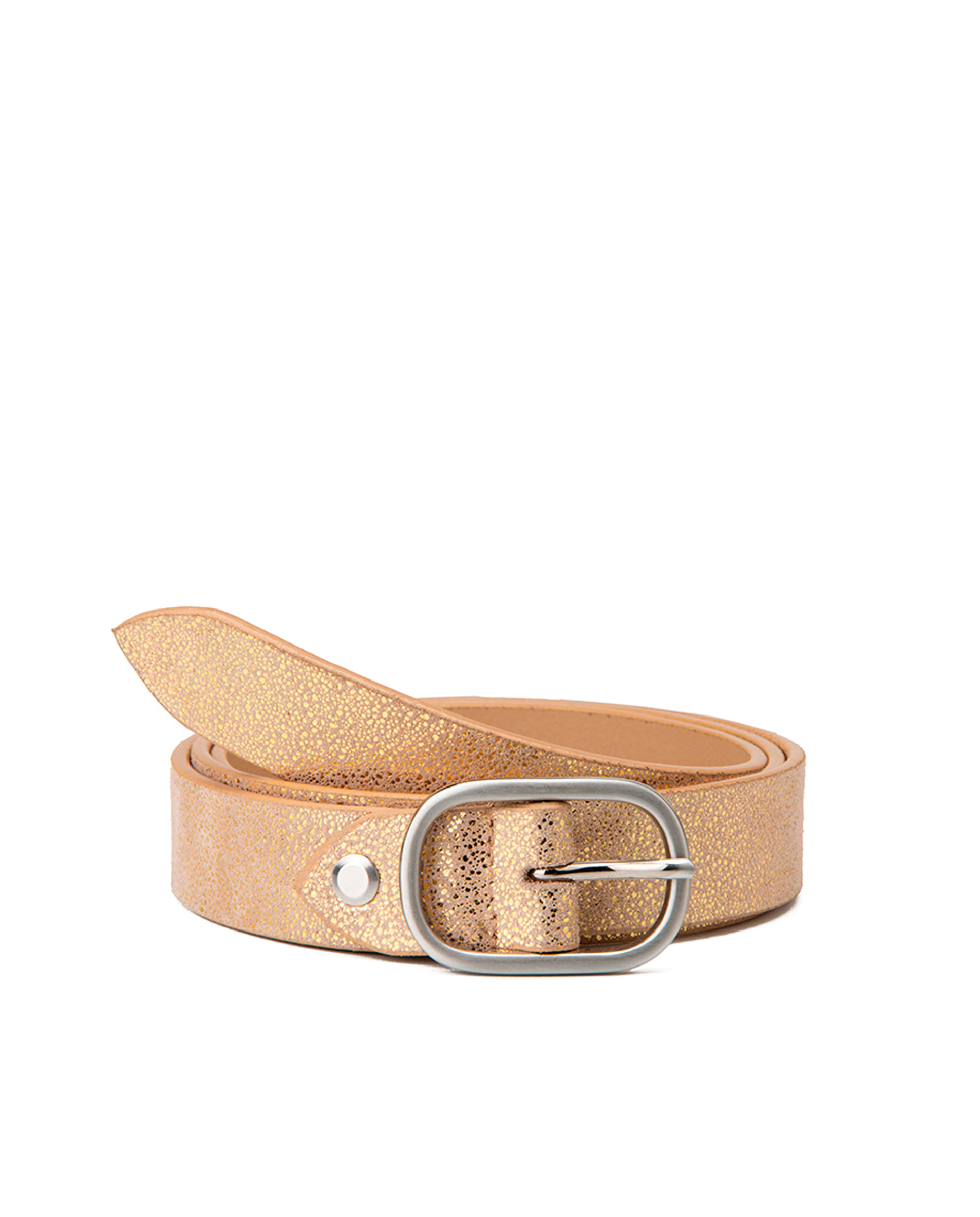 cintur贸n mujer ST21502 en piel ante dorado