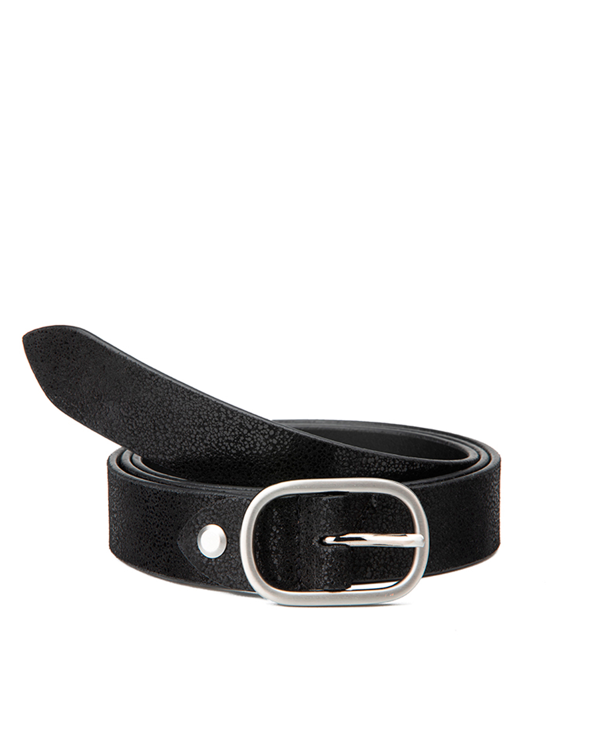 cintur贸n mujer ST21502 en piel ante color negro