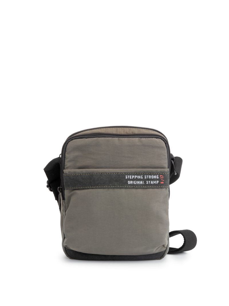 bandolera en nylon ligero BHST03854KA color verde kaki