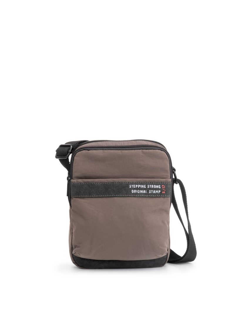 bandolera en nylon ligero BHST03854TA color taupe