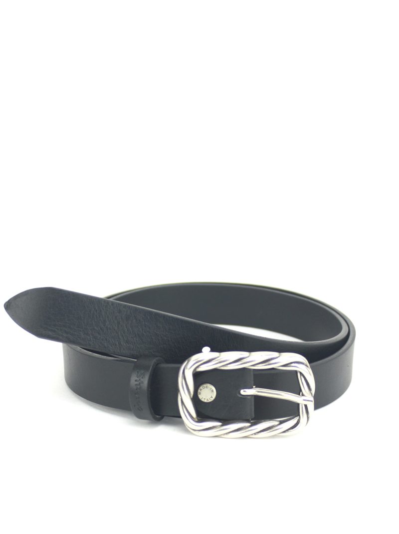 cinturón de mujer en piel vacuno CIST21401NEM color negro talla 105 cm